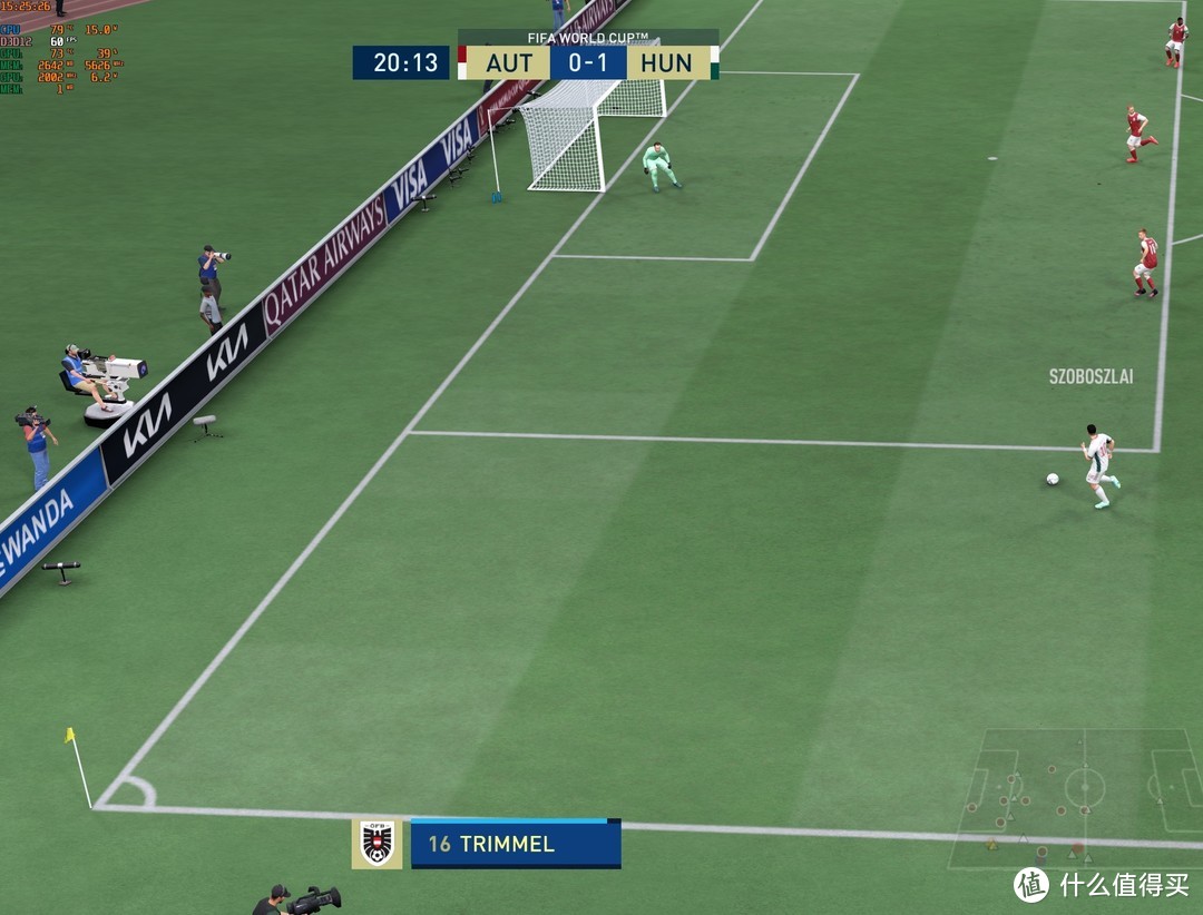 FIFA22 4K分辨率超高特效0抗锯齿 下的稳定表现