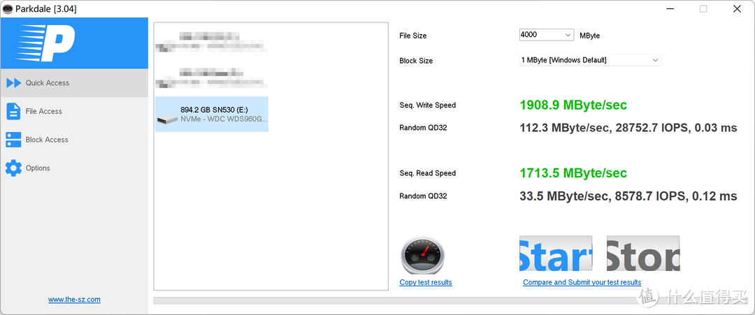 WD SN350 960GB 绿盘用USB 4.0硬盘盒测读写速度体验怎么样？分别测Win11+雷电4和macOS12+雷电3下的读写速度