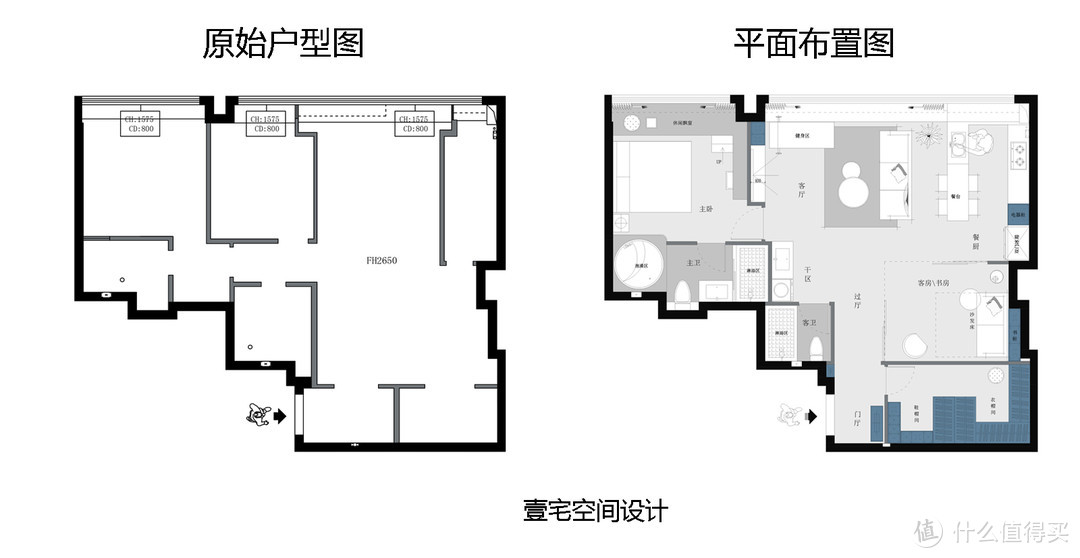 35岁小哥高质量独居生活：喜欢开放设计，两室改一居，就是要自由 