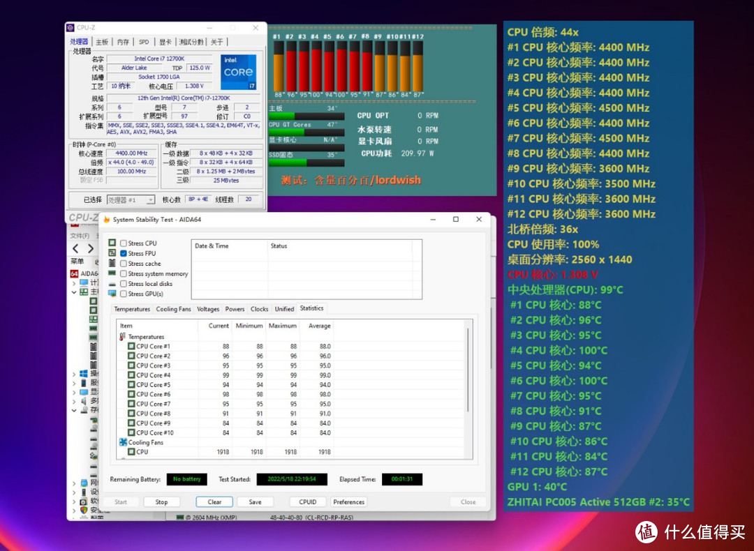 换散热、换扣具、换风扇，intel 12700K平台小微升级小晒