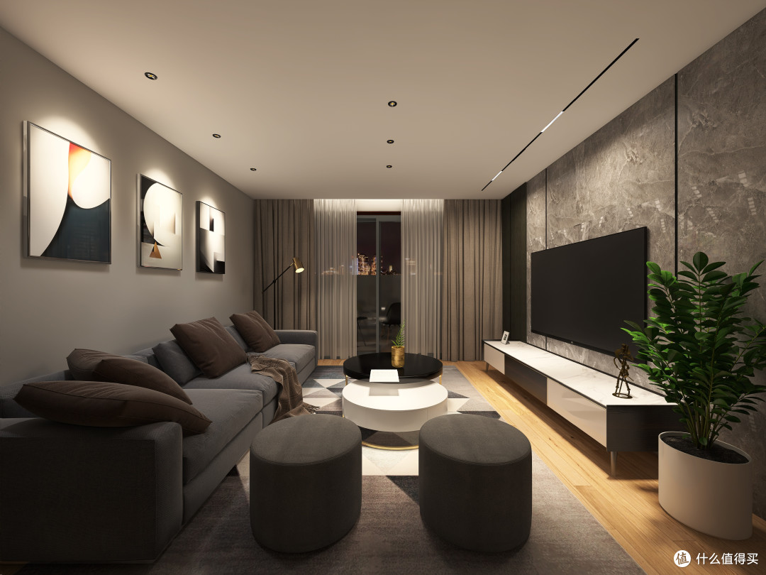 无主灯设计中客厅怎么布局