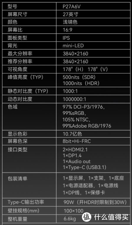 终于可以好好玩玩HDR了！泰坦军团旗舰MiniLED电竞显示器P27A6V快速简评
