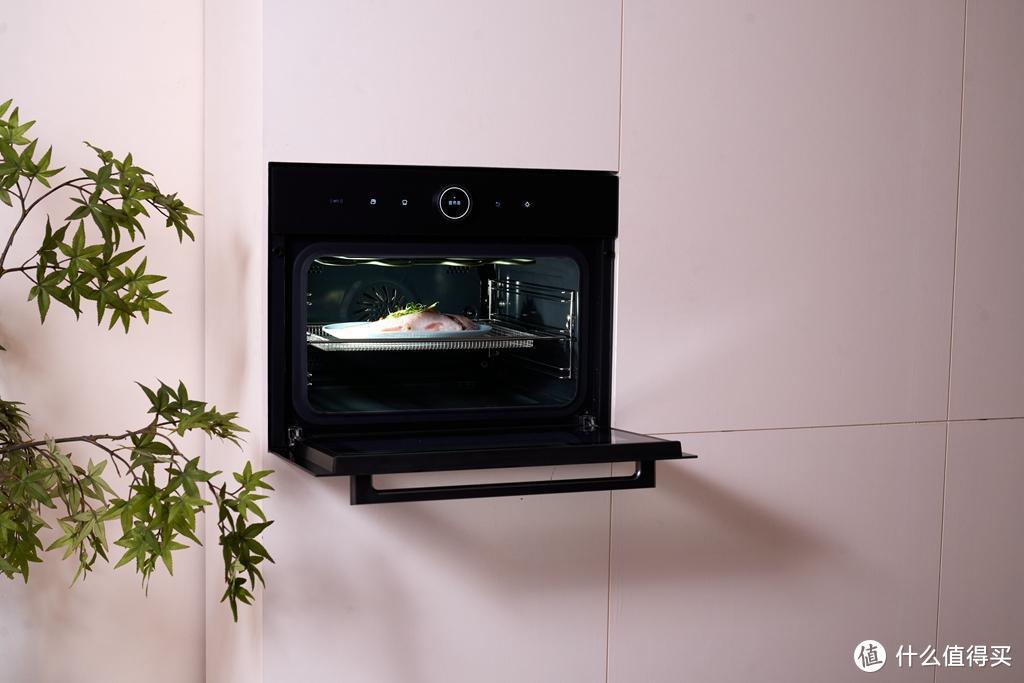 集蒸箱、烤箱、空气炸锅，米家智能嵌入式蒸烤一体机S1评测