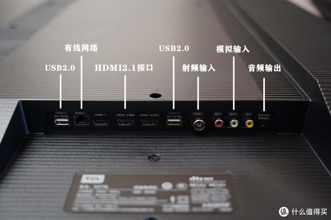 tcl电视插孔说明书图图片