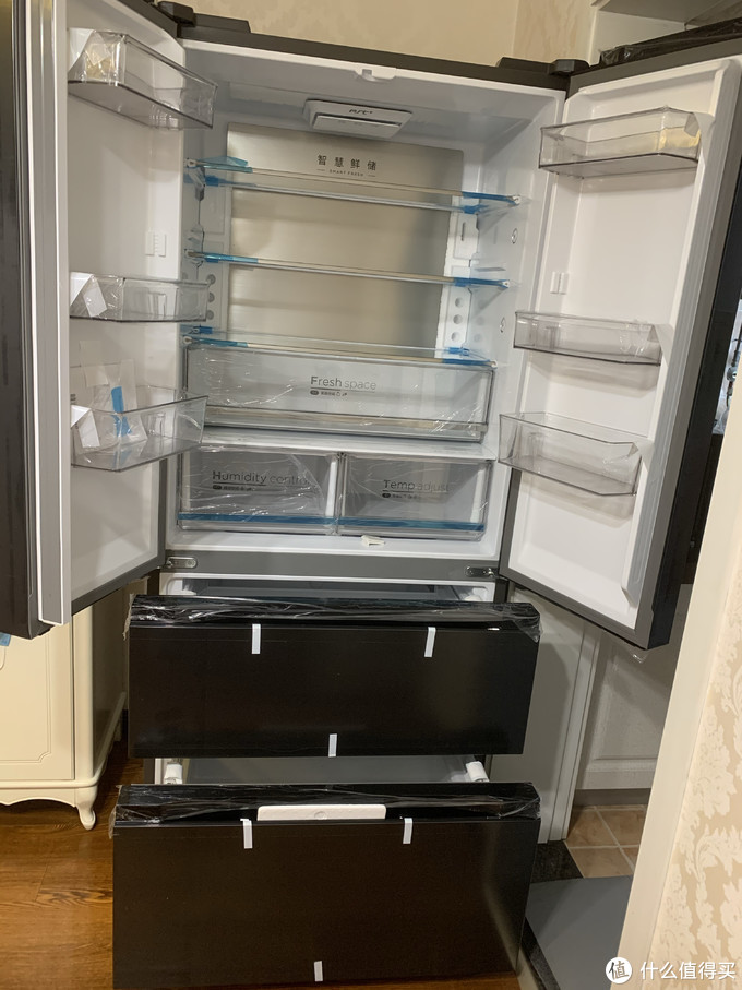 新到的美的508冰箱