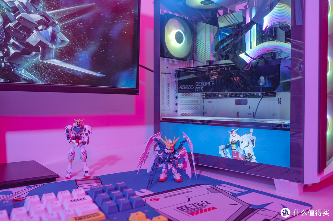 生于1979，萝卜控圆梦，威刚XPG幻境双透机箱 机动战士主题装机