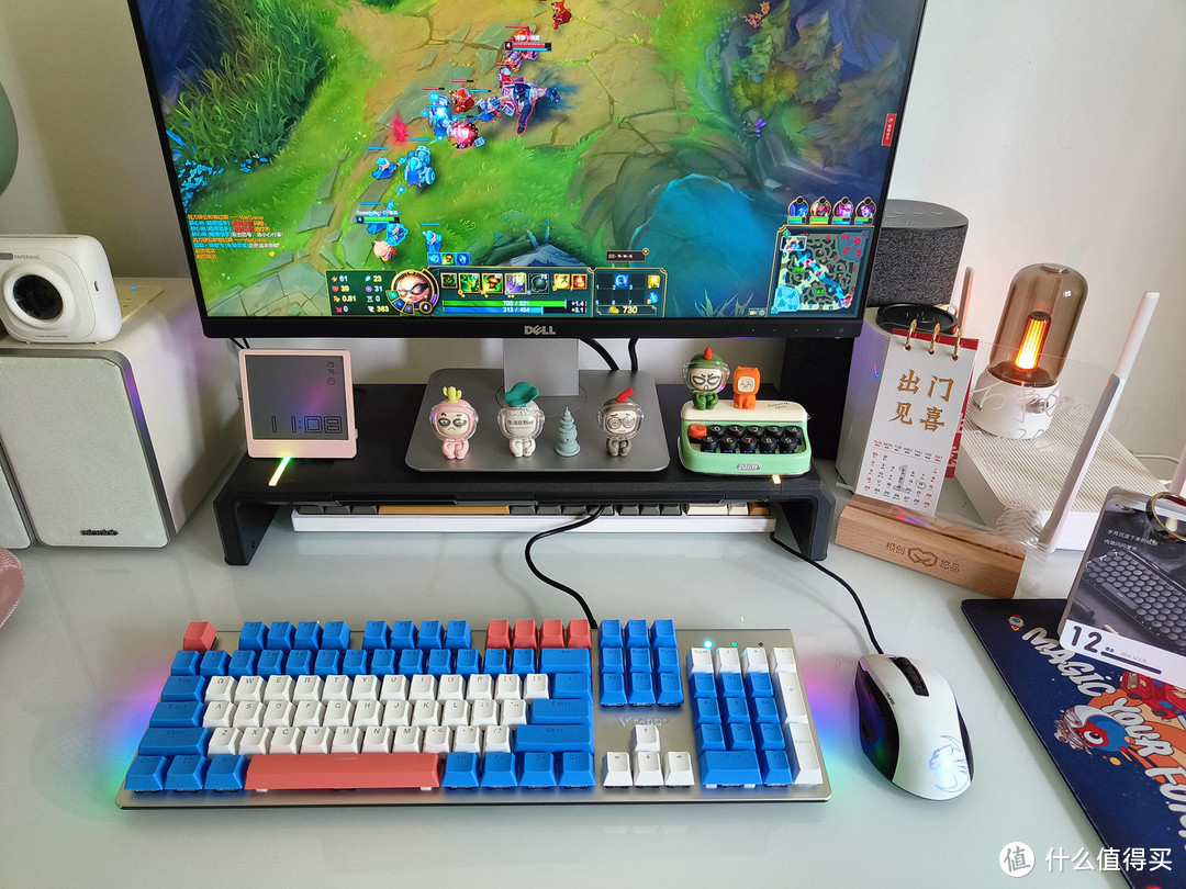 雷柏RGB拼色机械键盘： 防水+防尘+背光实用性强大，爱了！【灯污染机械键盘推荐】