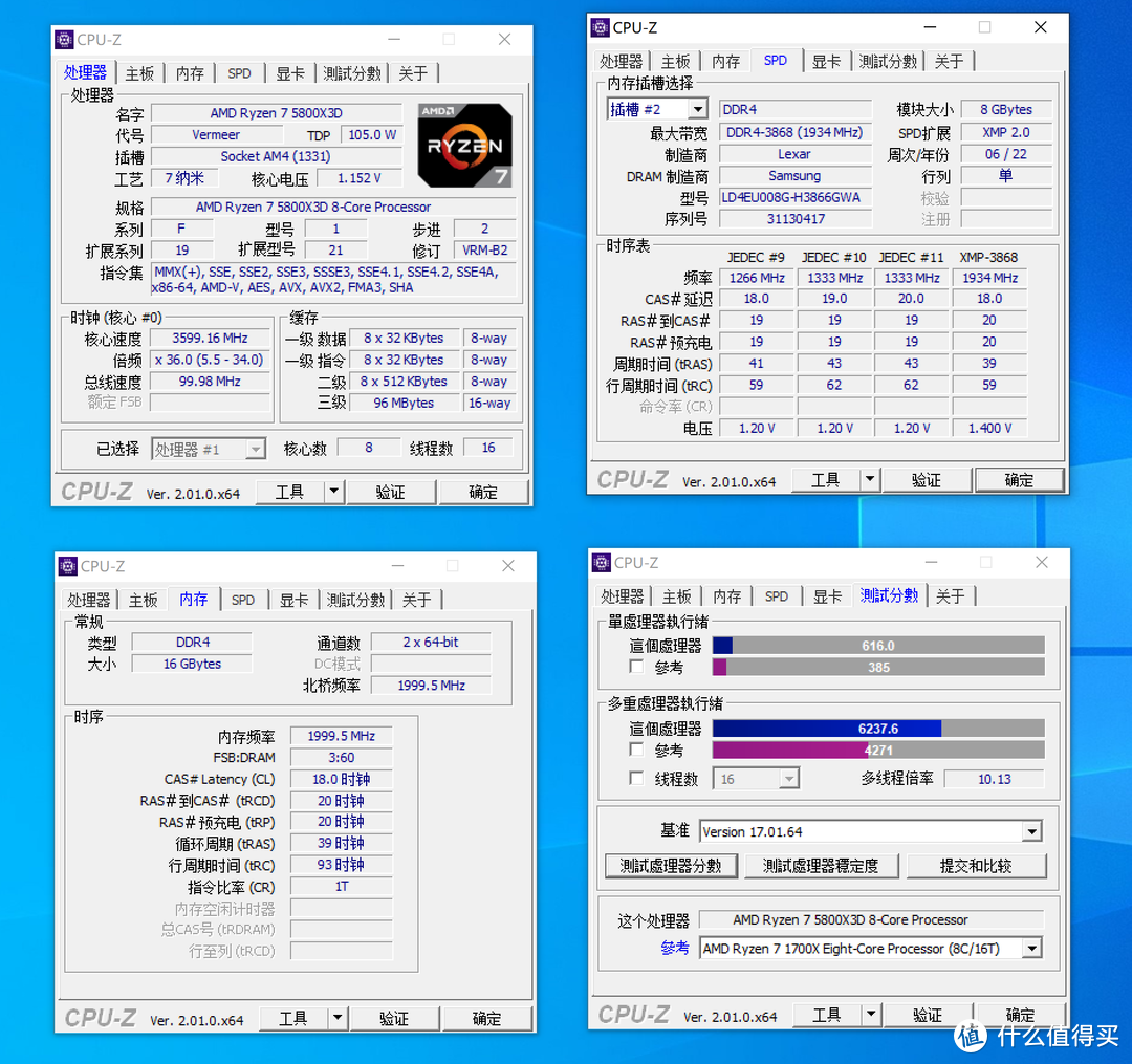 雷克沙 战神之刃 + AMD Zen3 B2 CPU 实测，甜品内存频率在哪？