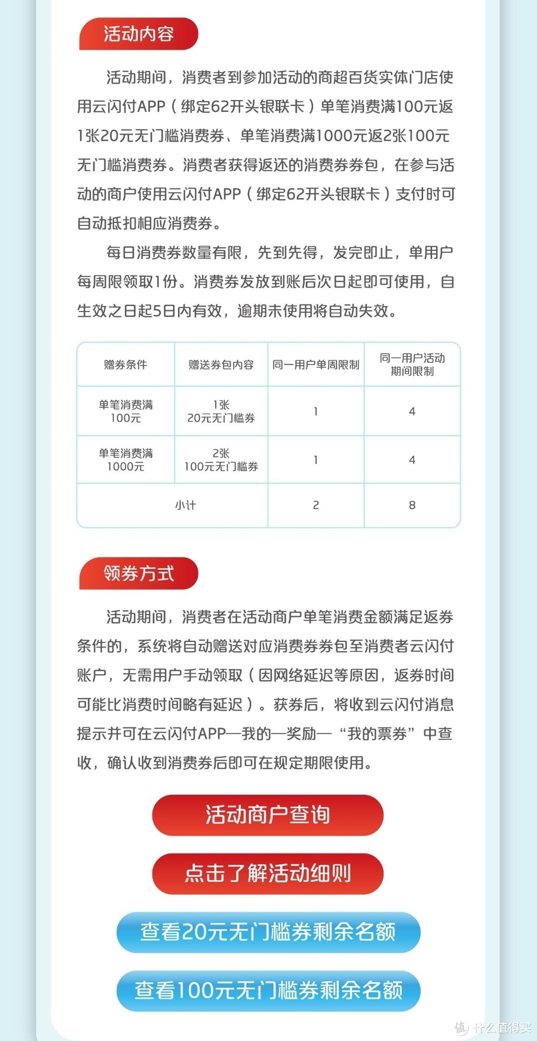 云闪付【广西】小羊腿还有至少2次领取机会，友仔友女，之前没领的别再错过啦