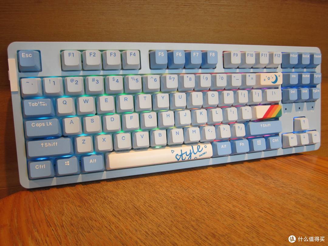 一把键盘走天下无线有线随意换达尔优a87pro三模机械键盘体验