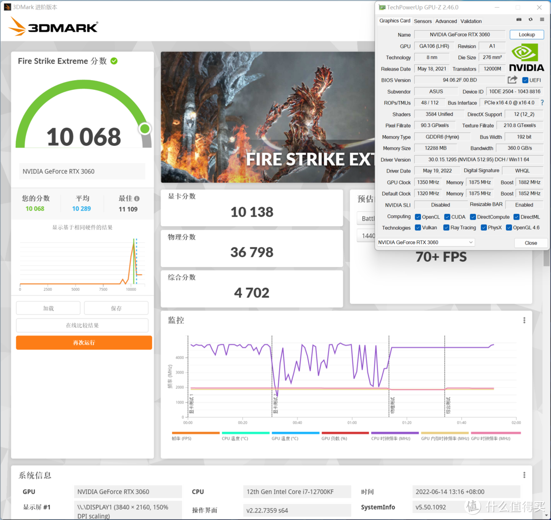 华硕TUF RTX 3060 O12G GAMING+乔思伯D40装机，助力2K游戏的甜品级显卡