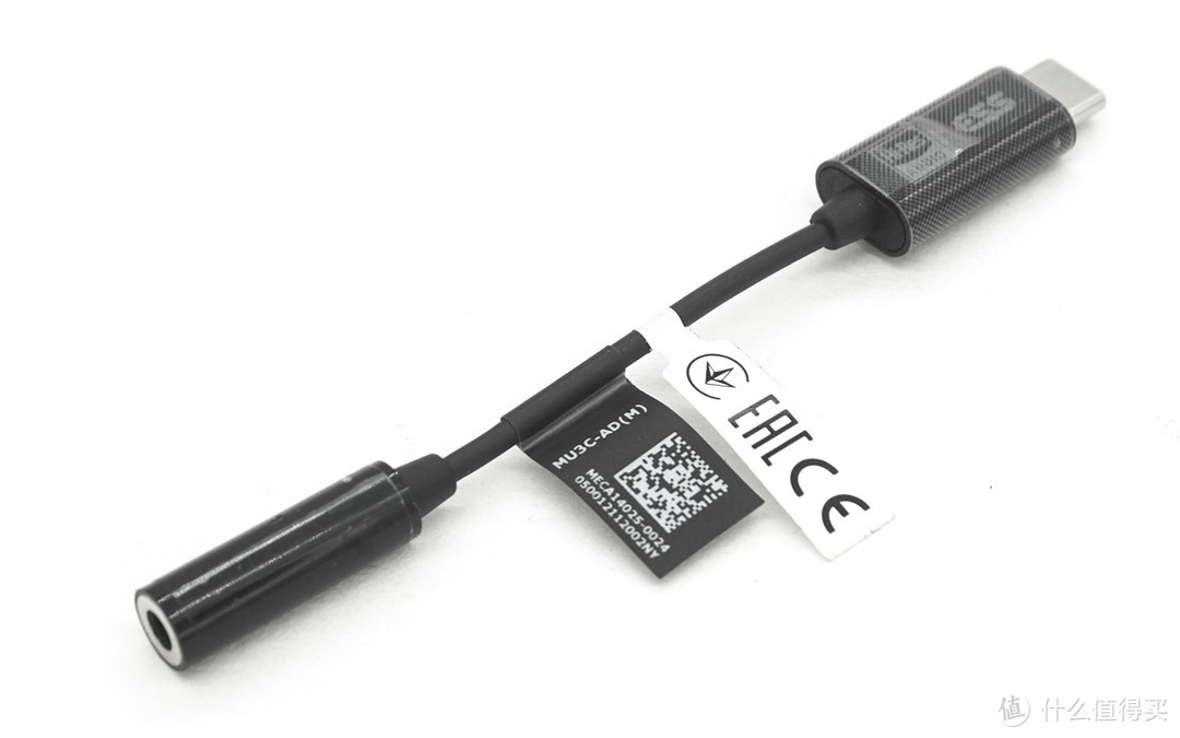 华硕USB-C转3.5mm耳机转接头拆解Hi-Res AUDIO认证DAC转接器音频转接线MU3C-AD(M)MECA14025-0024 ESS 9260Q