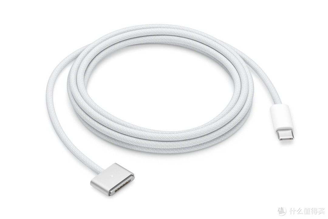 苹果推出多彩MagSafe3磁吸充电线，340元一根，四款配色与MacBook Air色彩对应