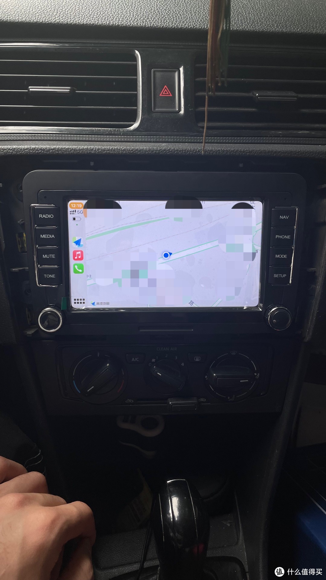 大众桑塔纳自己动手改一个无线carplay