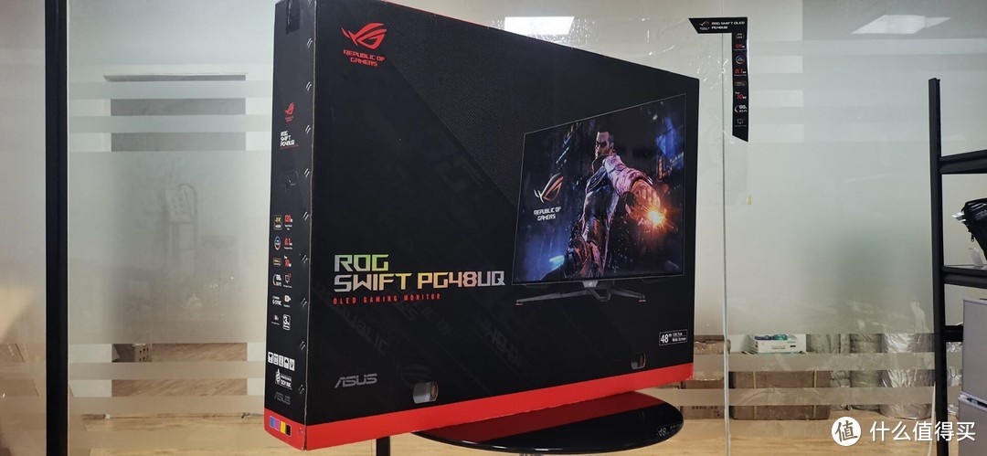 华硕|新品王者ROG 48寸开箱 PG48UQ 超乎你的想象