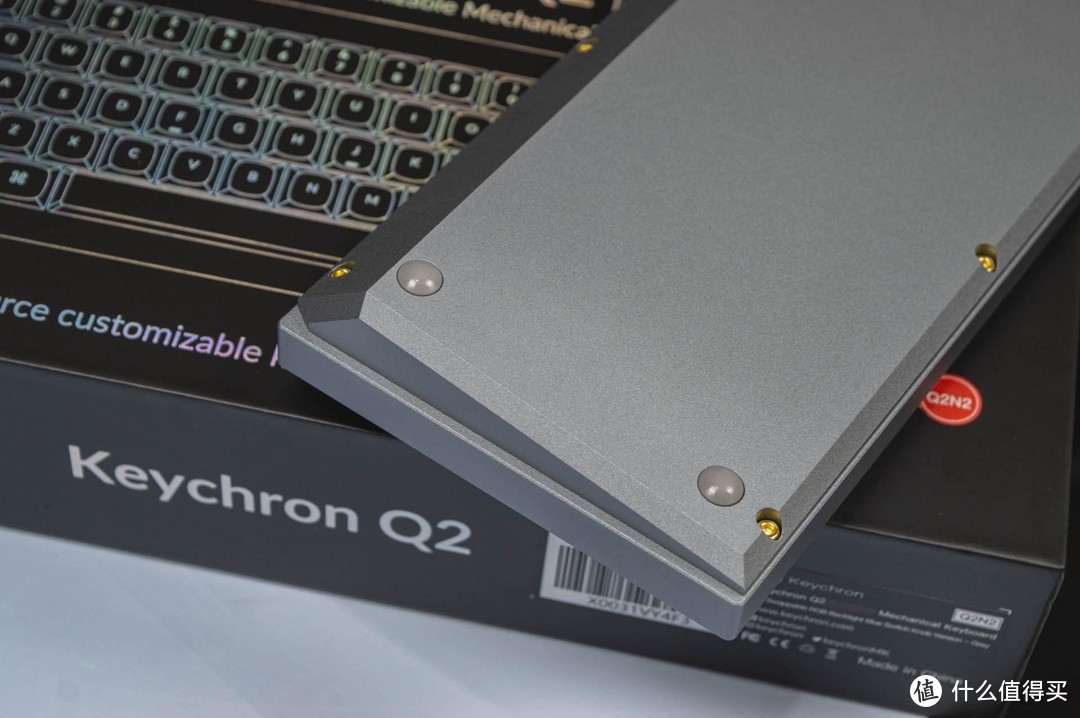 千元内的铝坨坨:Keychron Q2N旋钮版开箱