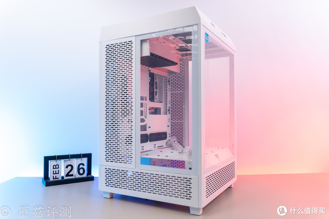 三面侧透，打造桌面“全景房”、Tt（Thermaltake）透视The Tower 500白色国际版机箱 评测