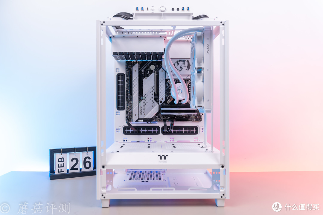 三面侧透，打造桌面“全景房”、Tt（Thermaltake）透视The Tower 500白色国际版机箱 评测