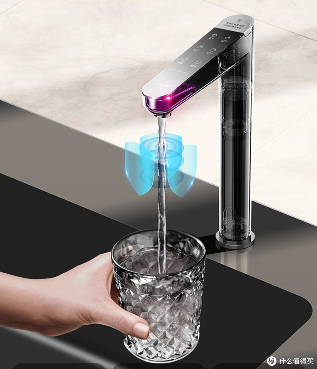 一台能“去害留益”安心喝水，三重UV杀菌的即热净水机：方太净水机HR7