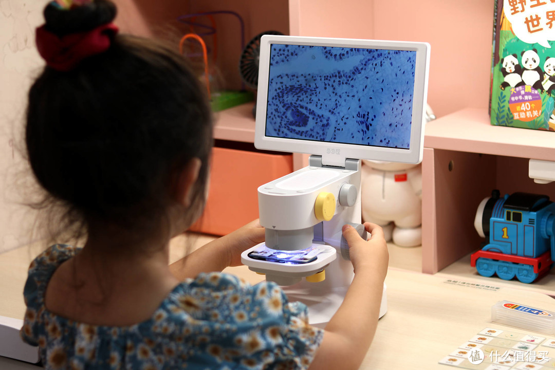 当当狸智能显微镜，让孩子远离手机的神器，搭配1080P高清大屏