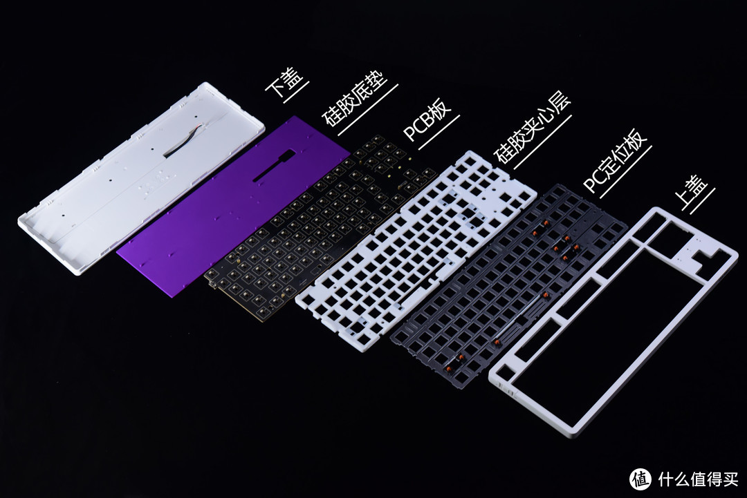 gasket结构也能升级达尔优a87pro机械键盘拆解