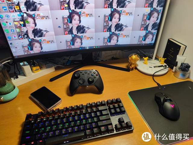 雷柏V500Pro-87机械键盘评测：既能无线连接也能有线连接！