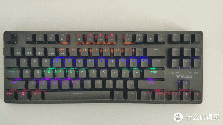 雷柏V500PRO-87多模版背光游戏机械键盘体验