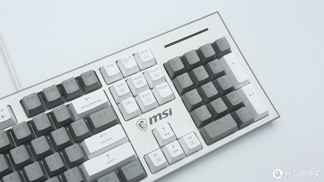 微星GK50Z PIXEL 60度灰机械键盘