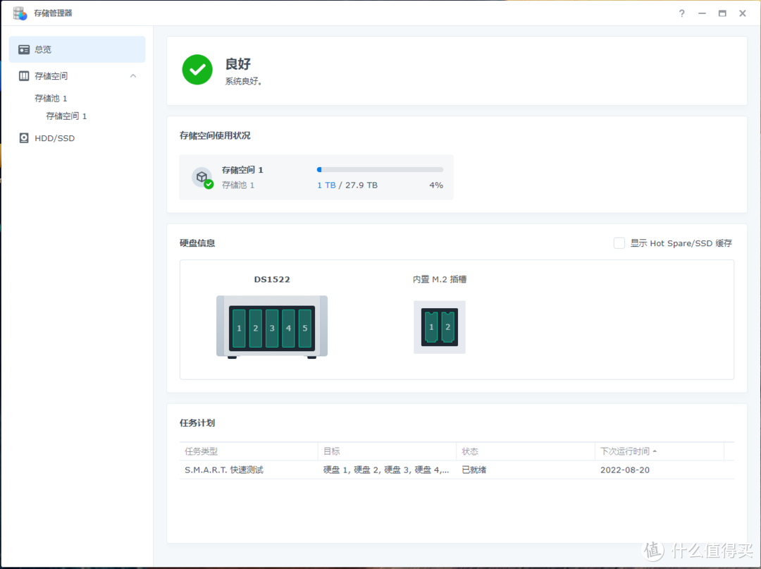 也许是最实用的万兆NAS：群晖 DS1522+ 评测分享