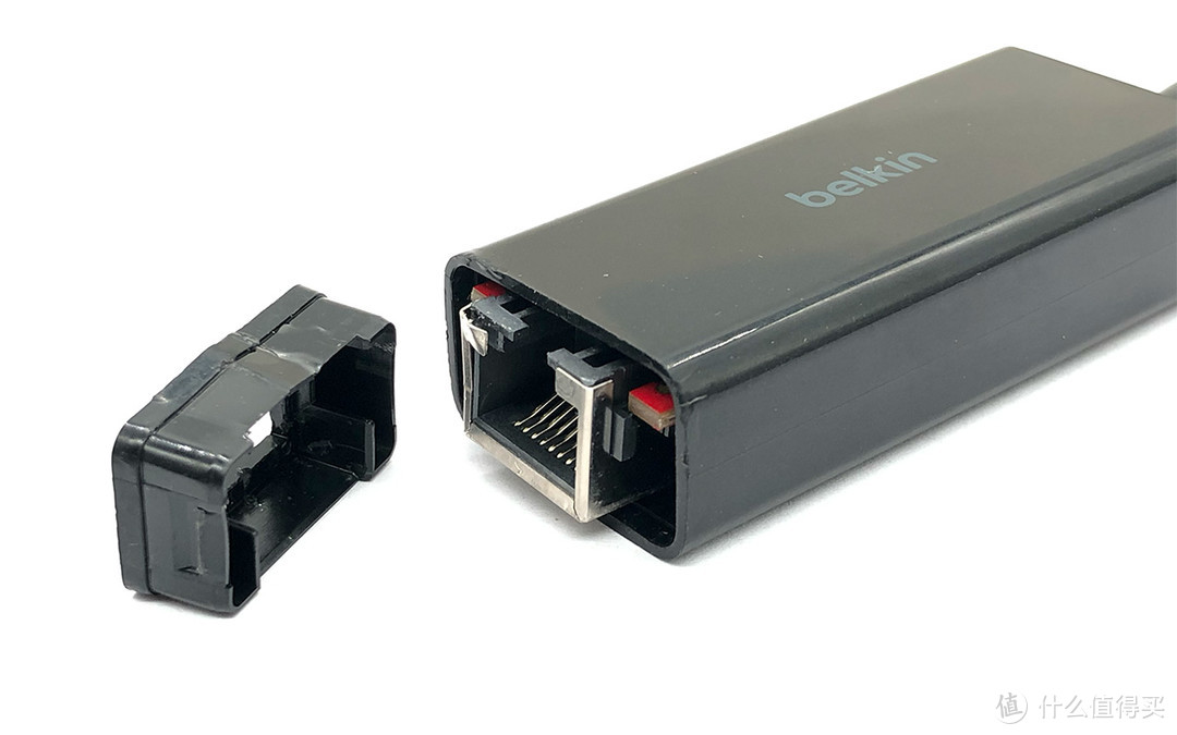 Belkin贝尔金 USB3.0千兆有线以太网卡拆解报告 Gigabit Ethernet Adapter B2B048小螃蟹RTL8153 不发烫的骚操作