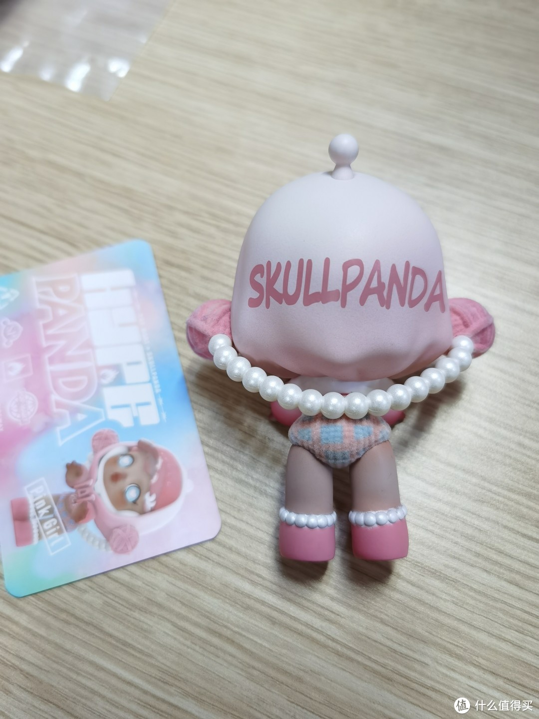 泡泡玛特 SKULLPANDA熊喵热潮系列盲盒：粉色宣言到手晒