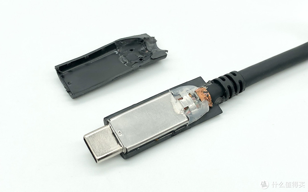 联想ThinkPad Universal USB-C Dock数据线拆解 同轴充电线被动式20G USB3.2 GEN2 USB C CABLE FRU 5C11B41472