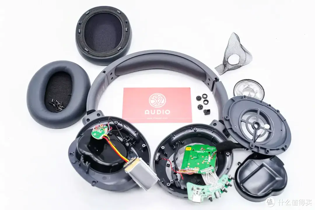 漫步者W820NB头戴式降噪耳机拆解，轻量化设计，支持主动降噪/环境声监听模式