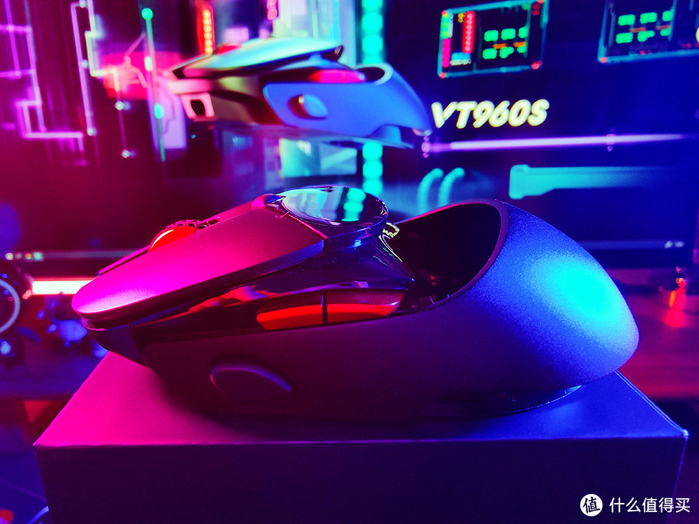 颜值拉满的高性能专业游戏双模鼠标-雷柏VT960S