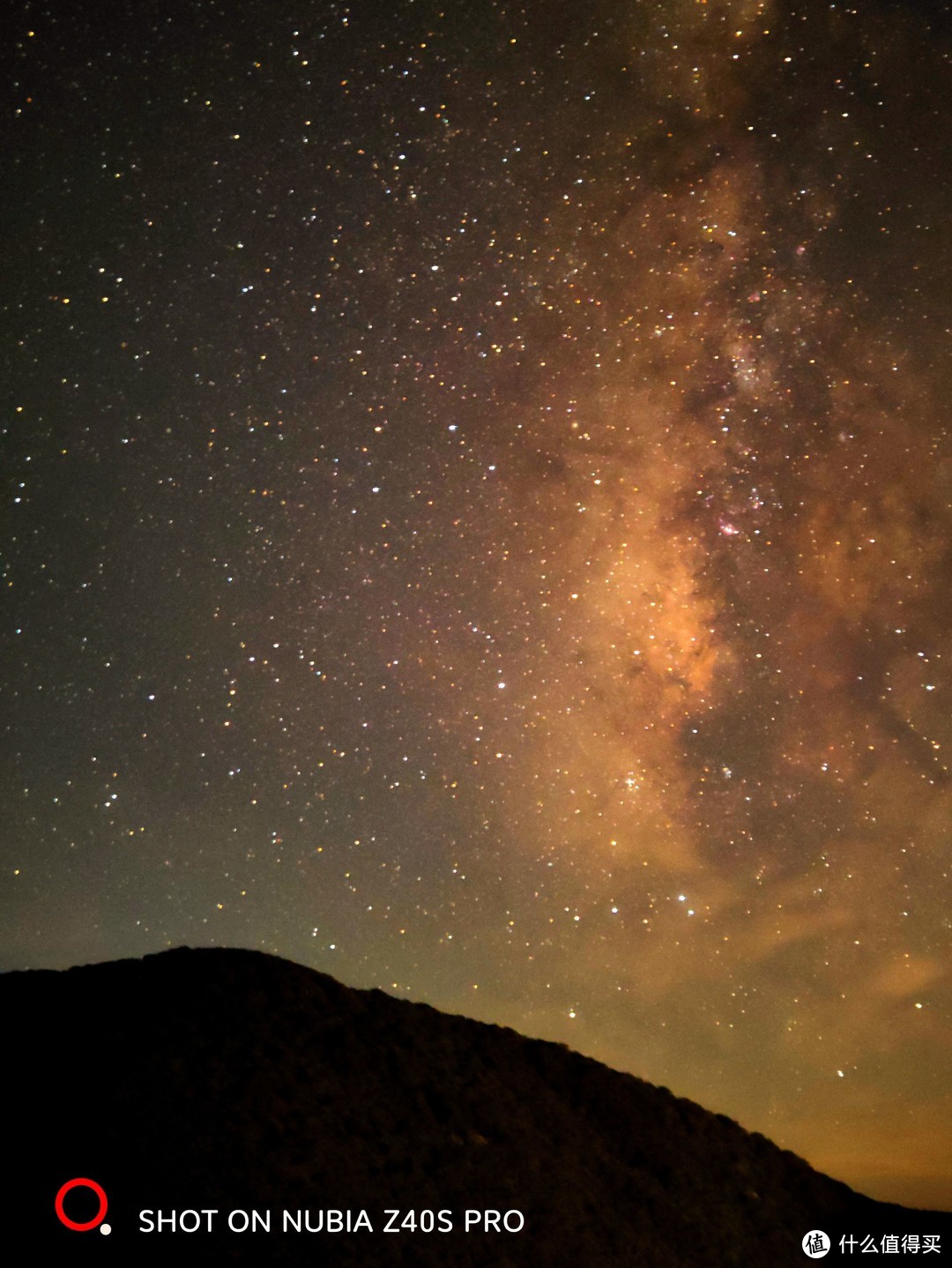 实拍星空银河