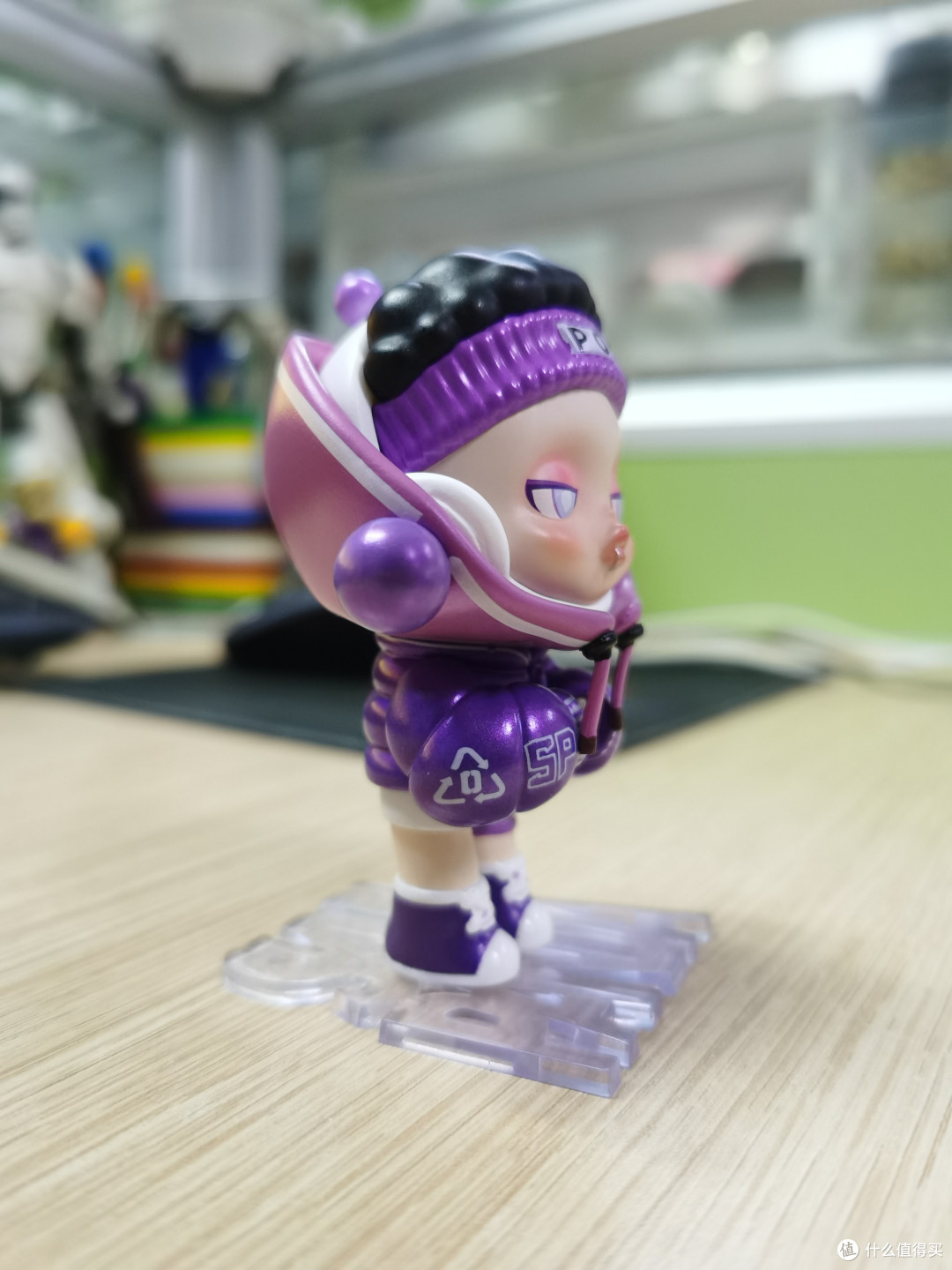 泡泡玛特 skullpanda熊喵热潮系列盲盒:混搭范本和紫酷酷