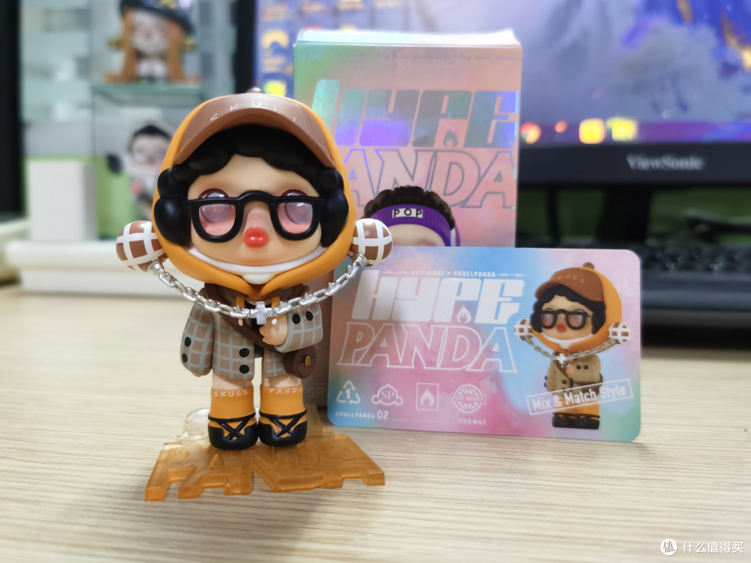 泡泡玛特 skullpanda熊喵热潮系列盲盒:混搭范本和紫酷酷