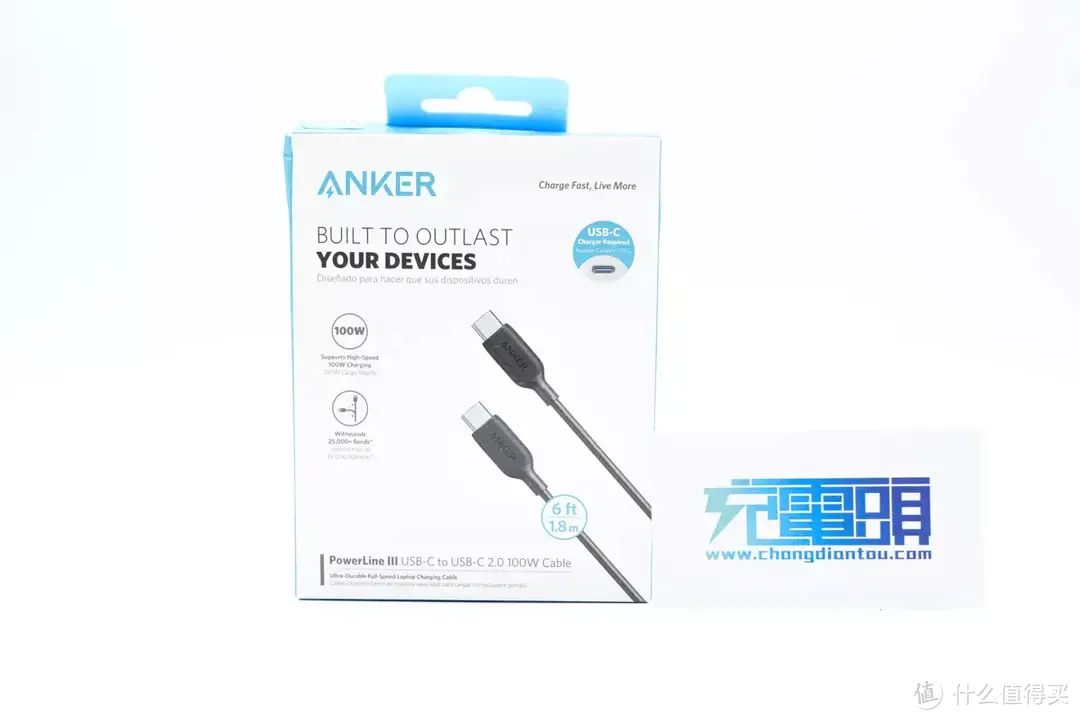 Anker PowerLine III 100W 充电线评测：主打百瓦快充，耐折更耐用