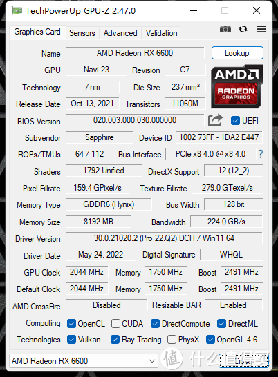 FSR 2.0助力下AMD 6600显卡也可以畅玩游戏大作