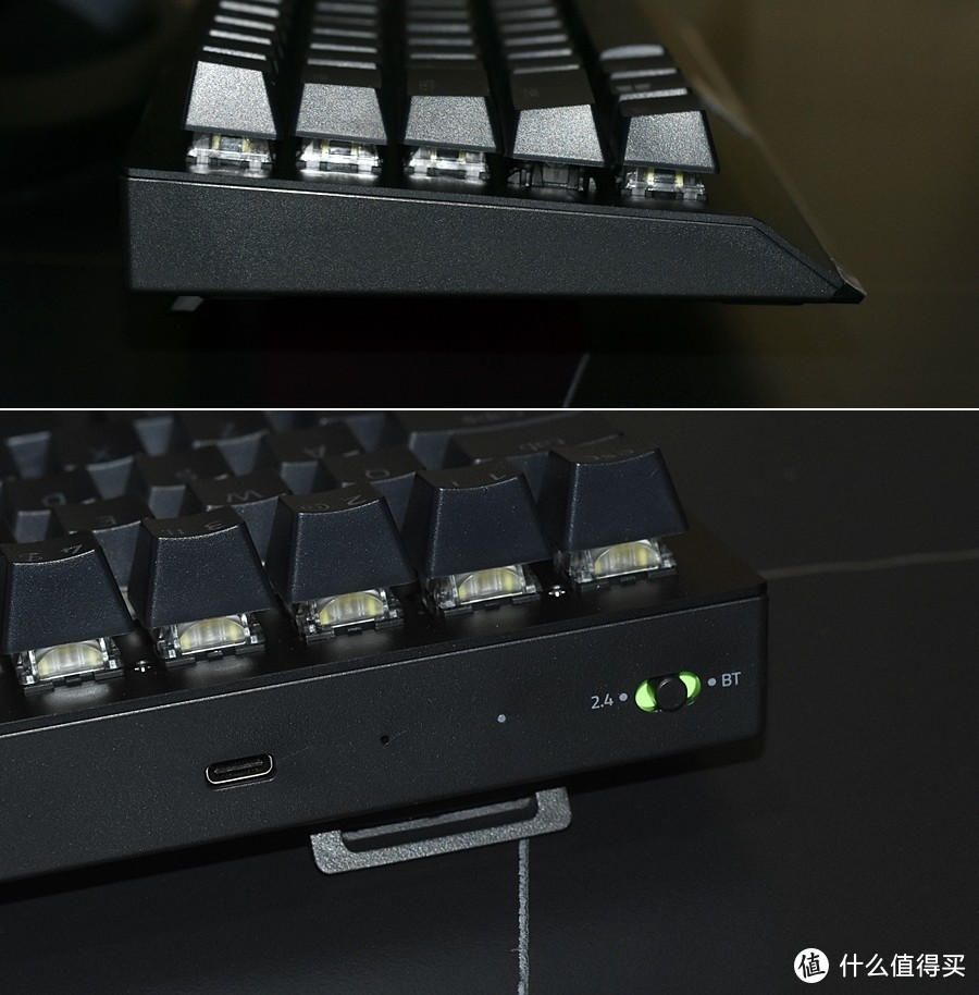 雷蛇RAZER黑寡妇蜘蛛V3迷你无线版 便携游戏RGB黄轴机械键盘 体验分享