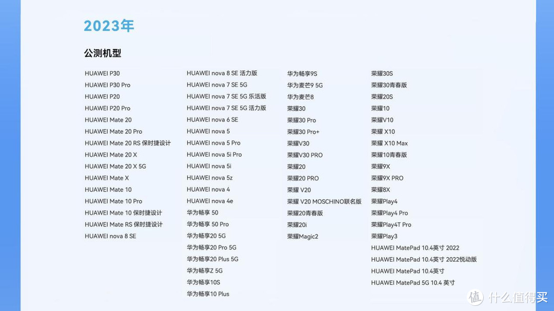 鸿蒙OS 3.0升级名单公布，部分机型已收到推送