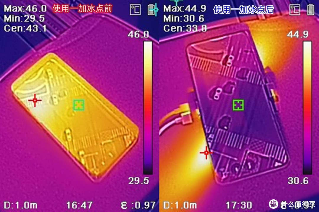 高温天气、重度使用，温度直降9.3℃——一加18W冰点散热背夹多维测评