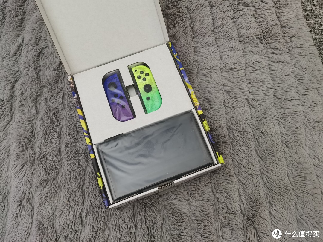 最美Nintendo Switch（OLED款）主机 喷射战士 3 限定版开箱赏析首发
