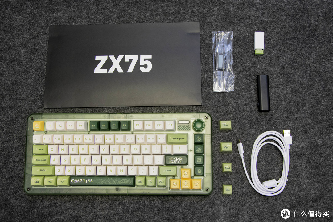 时时刻刻提醒着你该与大自然去接触的IQUNIX ZX75露营三模键盘使用体验