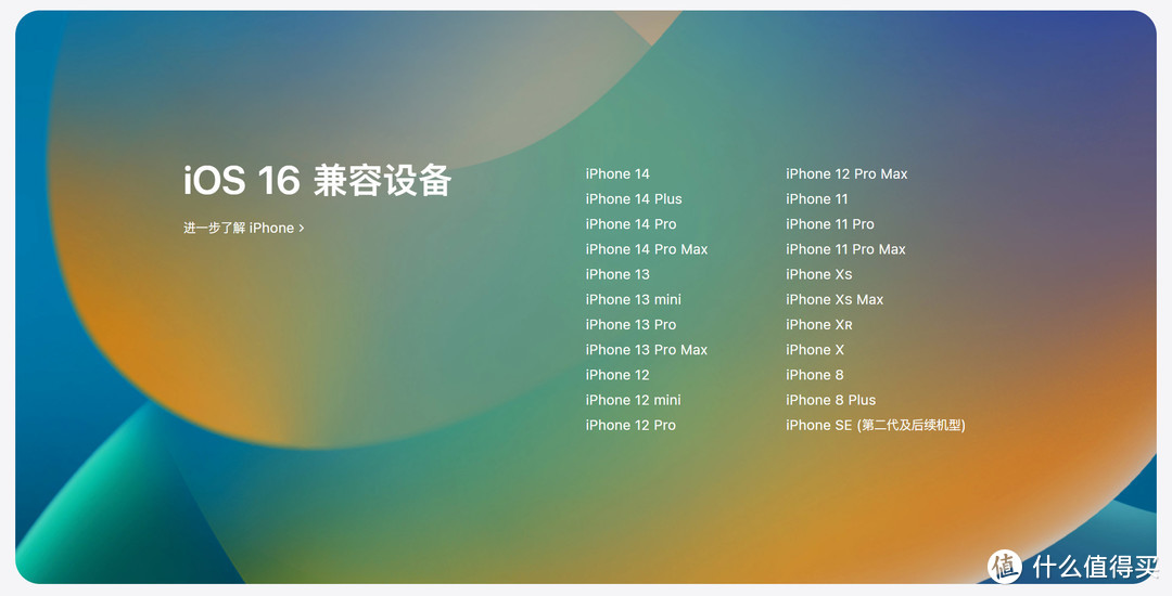 IOS16支持iPhone 8
