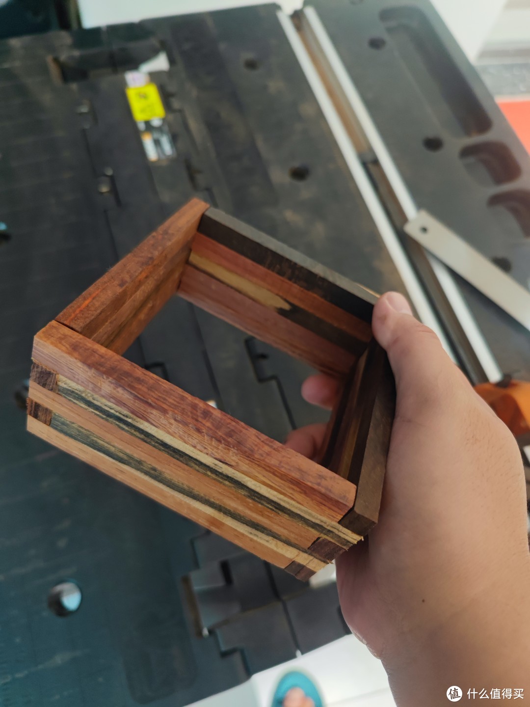 我用40元DIY了一个红木手镯盒