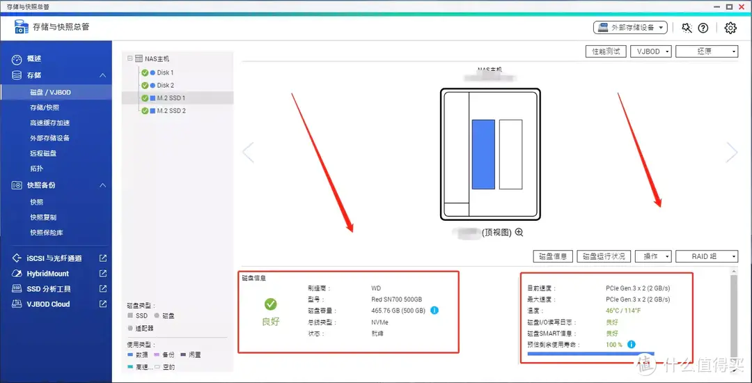 最全科普丨NAS上SSD到底有用没？威联通TS-264C+西数红盘SN700 SSD测试