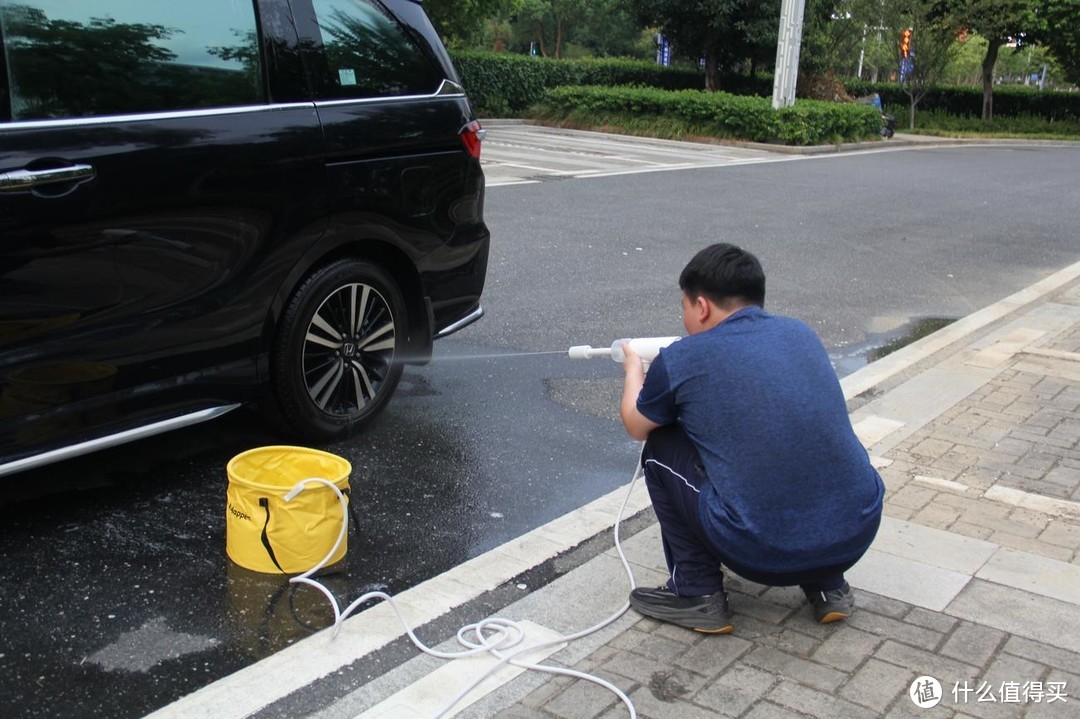 米家無線洗車機充一次電mpv都可以輕鬆洗好