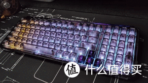 米物客制化机械键盘BlackIO 98体验：透明黑晶与透明风格的完美邂逅，太帅了！