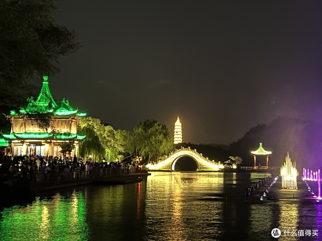 瘦西湖二十四桥夜景图片